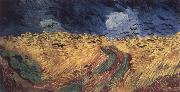 Vincent Van Gogh Wheatfield with Crows Spain oil painting artist